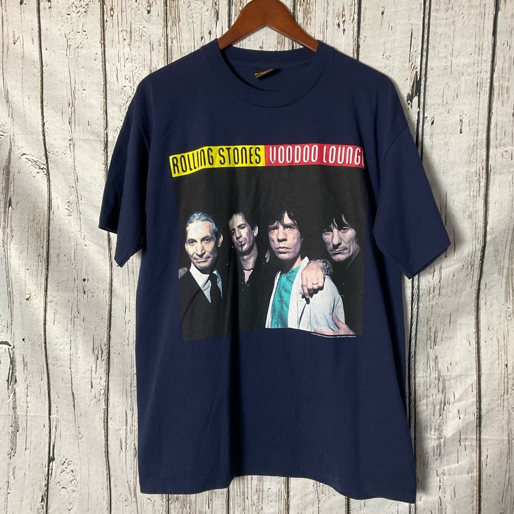 Authentic Vintage 90s Rolling Stones Voodoo Lounge Budweiser Tour Shirt XL